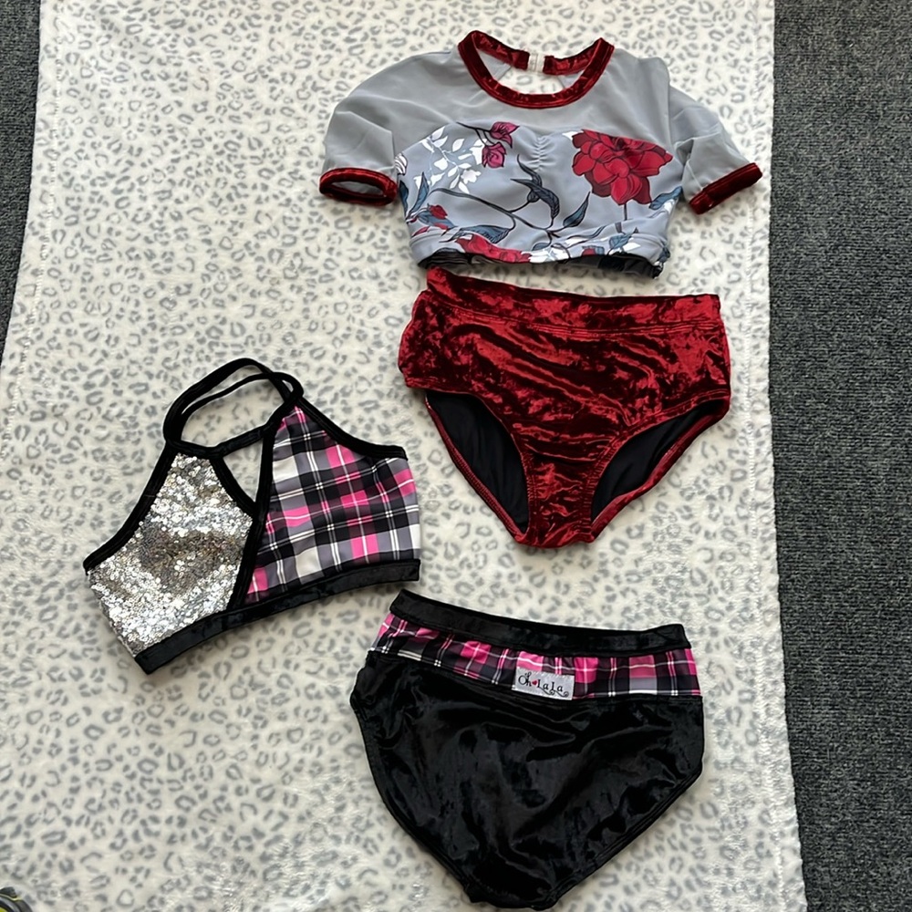 Oh La La dance wear euc bundle to save fits child Sz 7/8